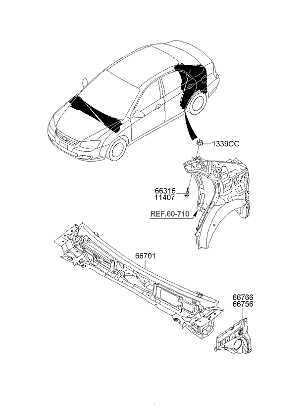 PANEL - REAR DOOR