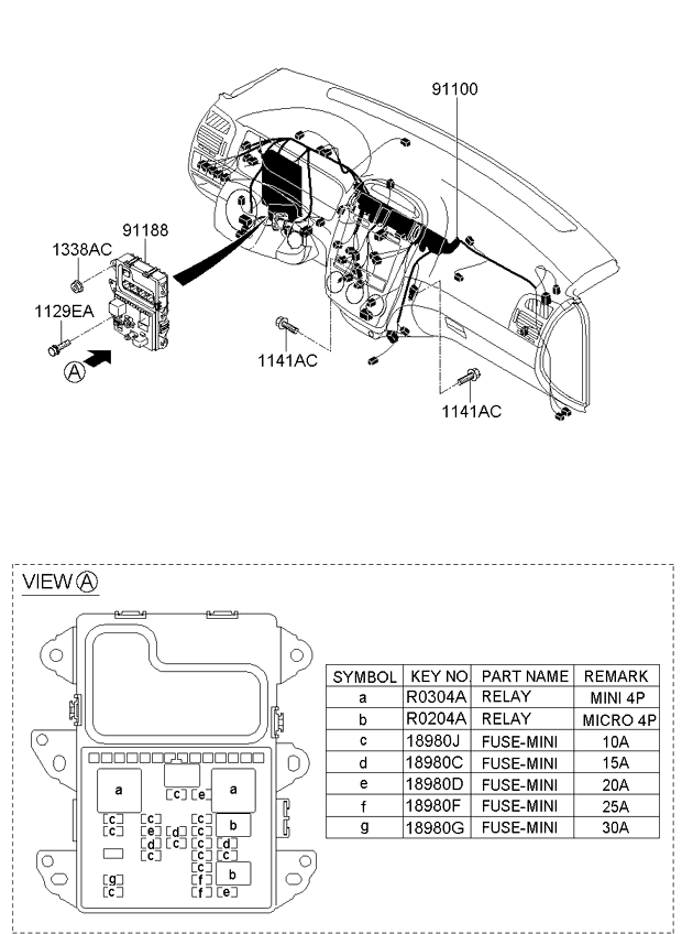 A/C SYSTEM - COOLER LINE, FRONT