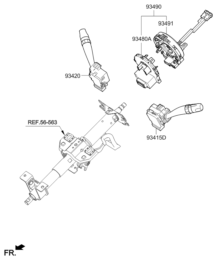 A/C SYSTEM - COOLER LINE, FRONT