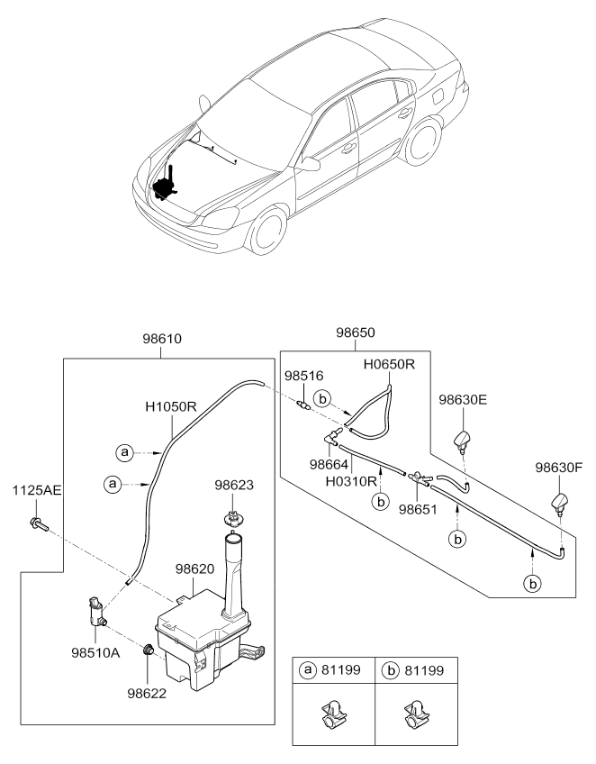 A/C SYSTEM - COOLER LINE, FRONT