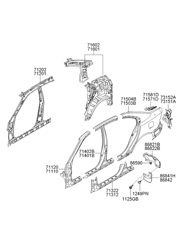 PANEL - TRUNK LID & LOCKING SYSTEM - TRUNK LID