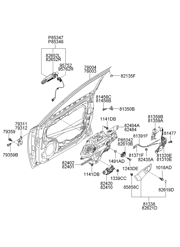 PANEL - TRUNK LID & LOCKING SYSTEM - TRUNK LID