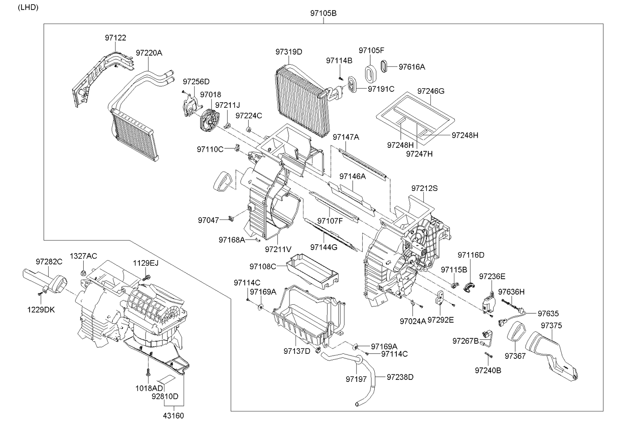 A/C SYSTEM - COOLER LINE, FRONT