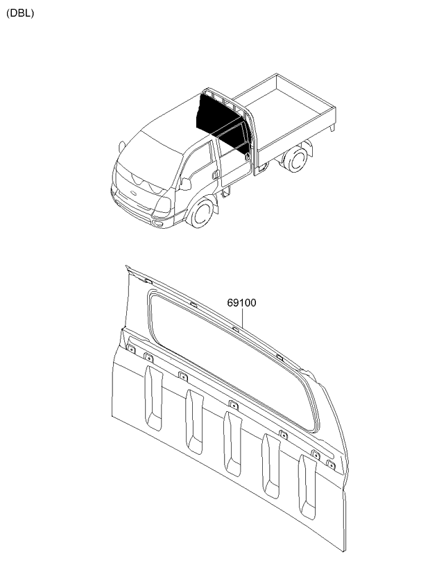 PANEL - REAR DOOR