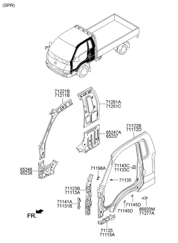 PANEL - REAR DOOR