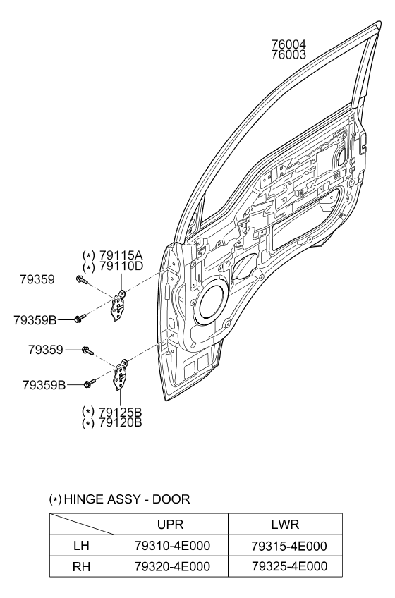 PANEL - REAR DOOR