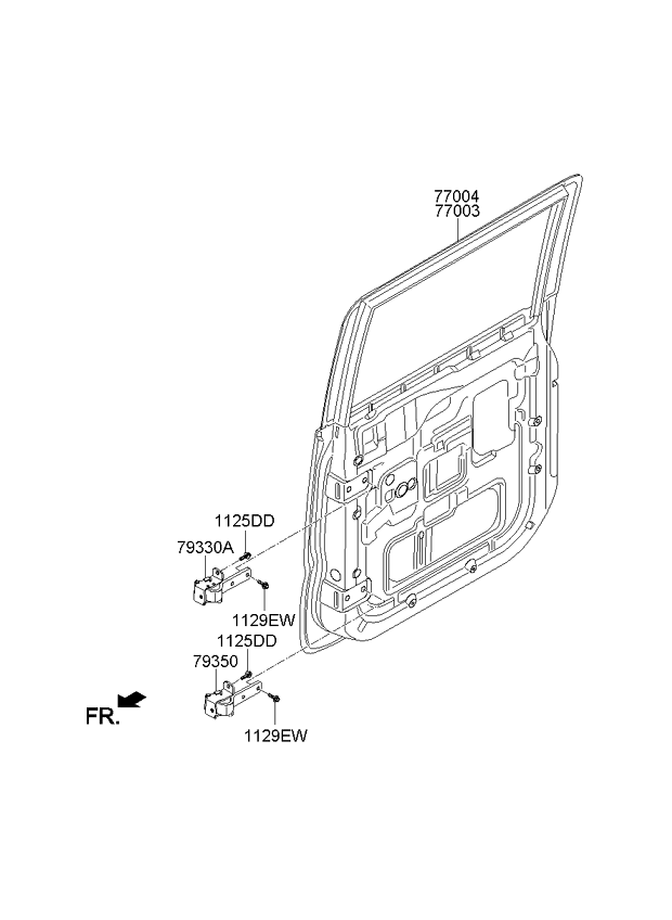 PANEL - REAR DOOR