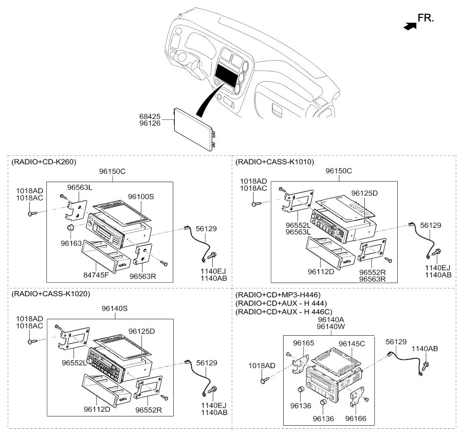 A/C SYSTEM - COOLER LINE, FRONT