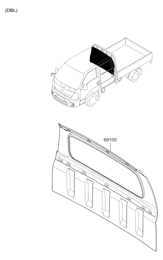 PANEL - REAR DOOR