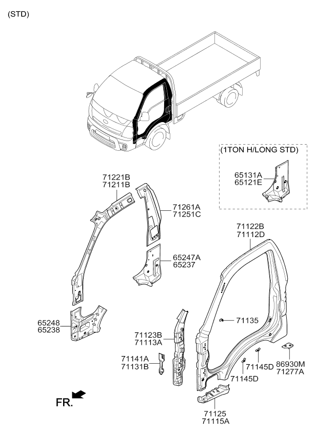 PANEL - REAR DOOR