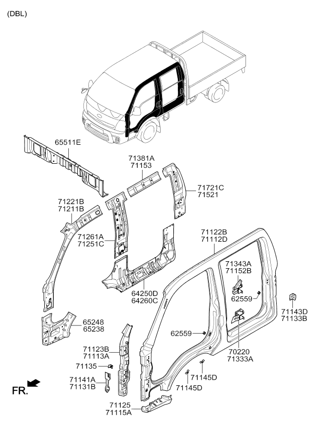 PANEL - REAR DOOR