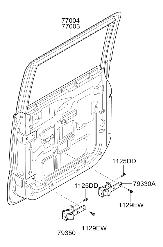 PANEL - REAR DOOR