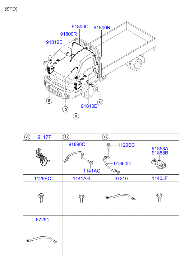 A/C SYSTEM - COOLER LINE, FRONT