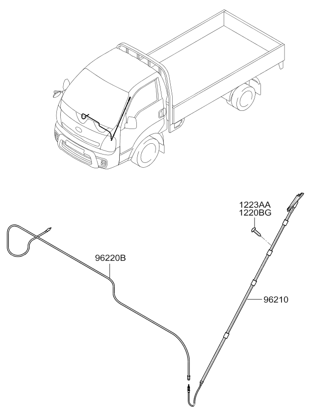 A/C SYSTEM - COOLER LINE, FRONT