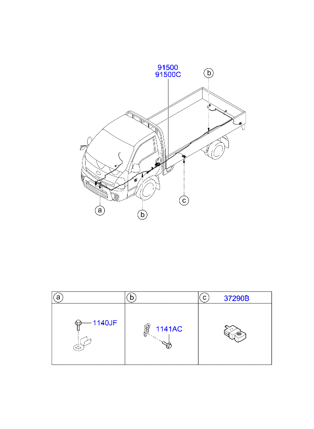 A/C SYSTEM - COOLER LINE, FRONT