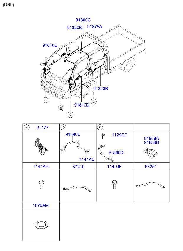 A/C SYSTEM - COOLER LINE, FRONT