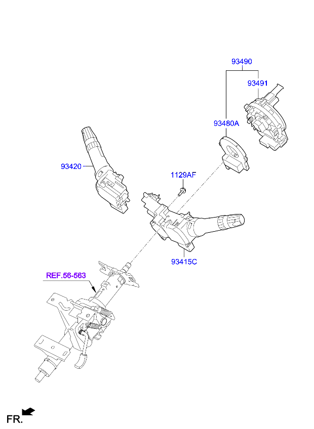 A/C SYSTEM - COOLER LINE, FRONT