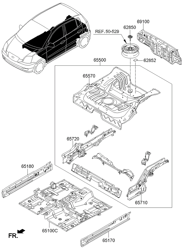 PANEL - REAR DOOR