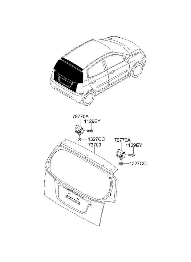 PANEL - REAR DOOR