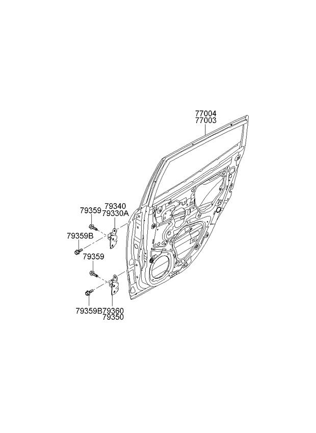 PANEL - REAR DOOR