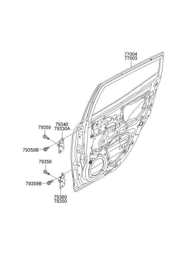 PANEL - REAR DOOR