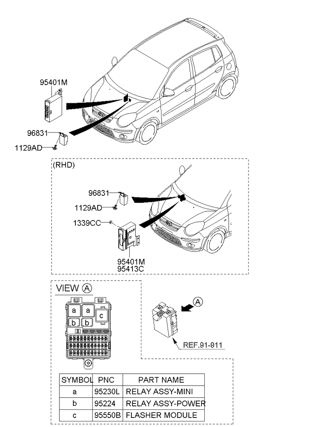 A/C SYSTEM - COOLER LINE, FRONT