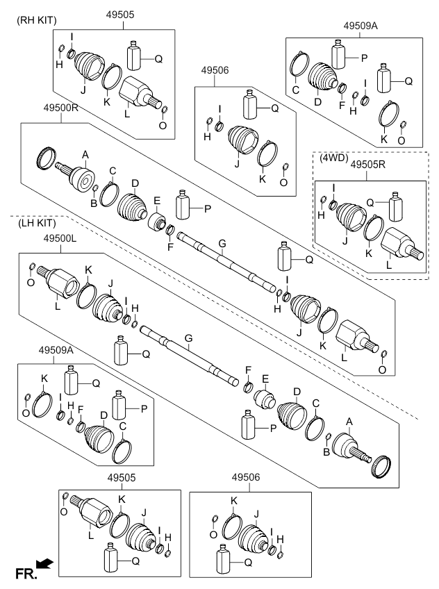 DRIVE SHAFT (REAR)