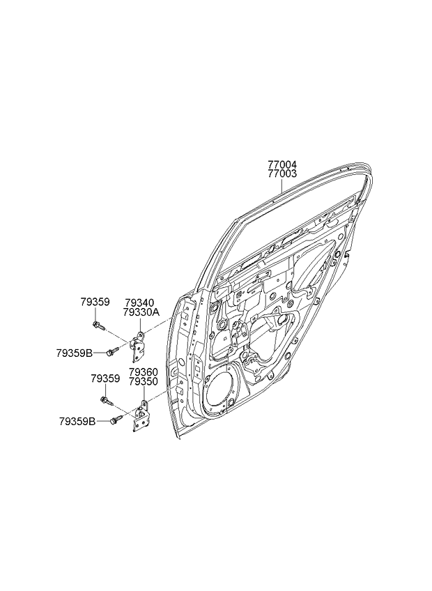 PANEL - REAR DOOR