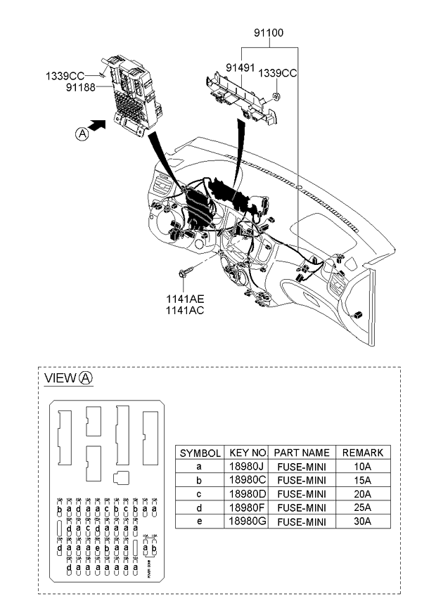 A/C SYSTEM - COOLER LINE, FRONT