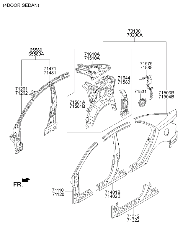 PANEL - REAR DOOR