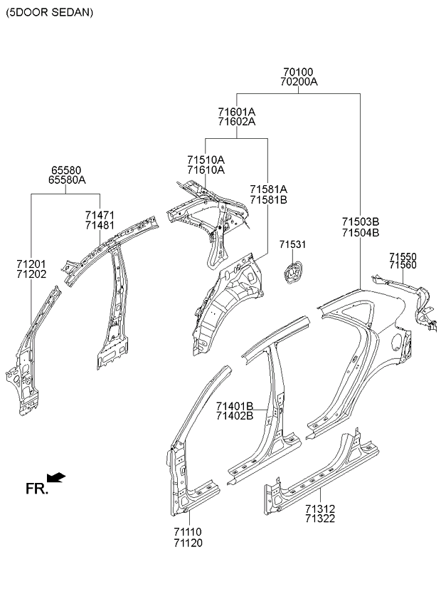 PANEL - REAR DOOR