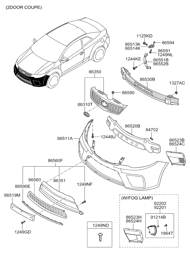 Оригинальные запчасти Kia