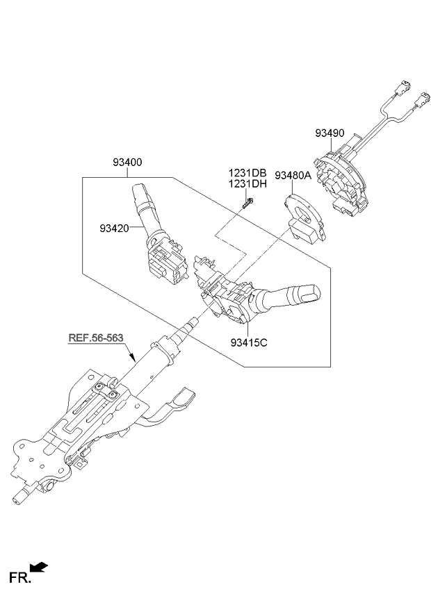 A/C SYSTEM - COOLER LINE, FRONT