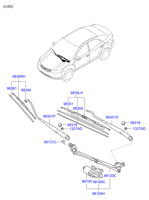 A/C SYSTEM - COOLER LINE, FRONT