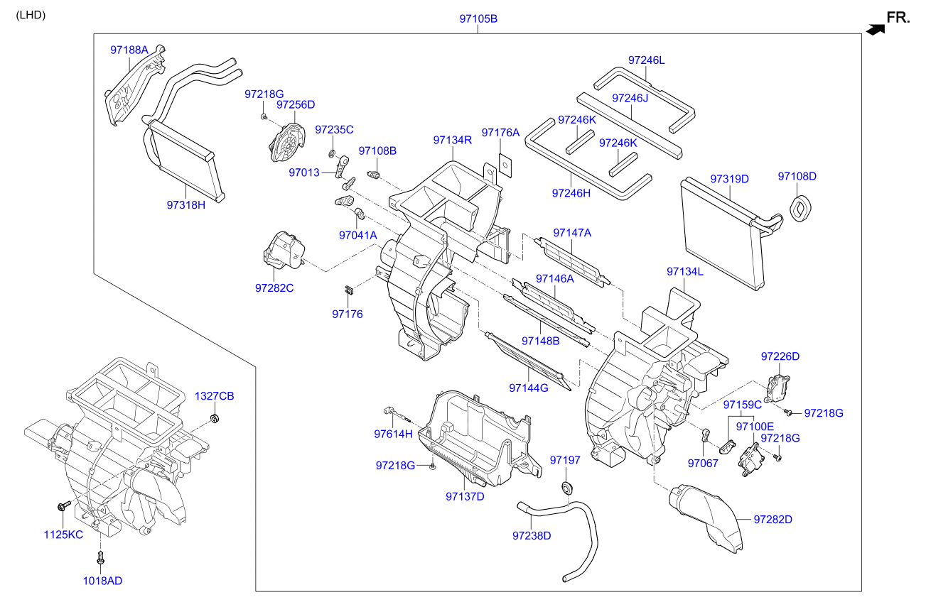 A/C SYSTEM - COOLER LINE, FRONT