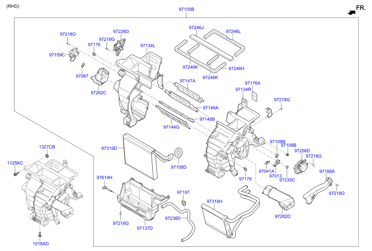 A/C SYSTEM - COOLER LINE, FRONT