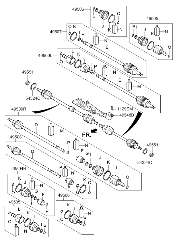 DRIVE SHAFT (FRONT)