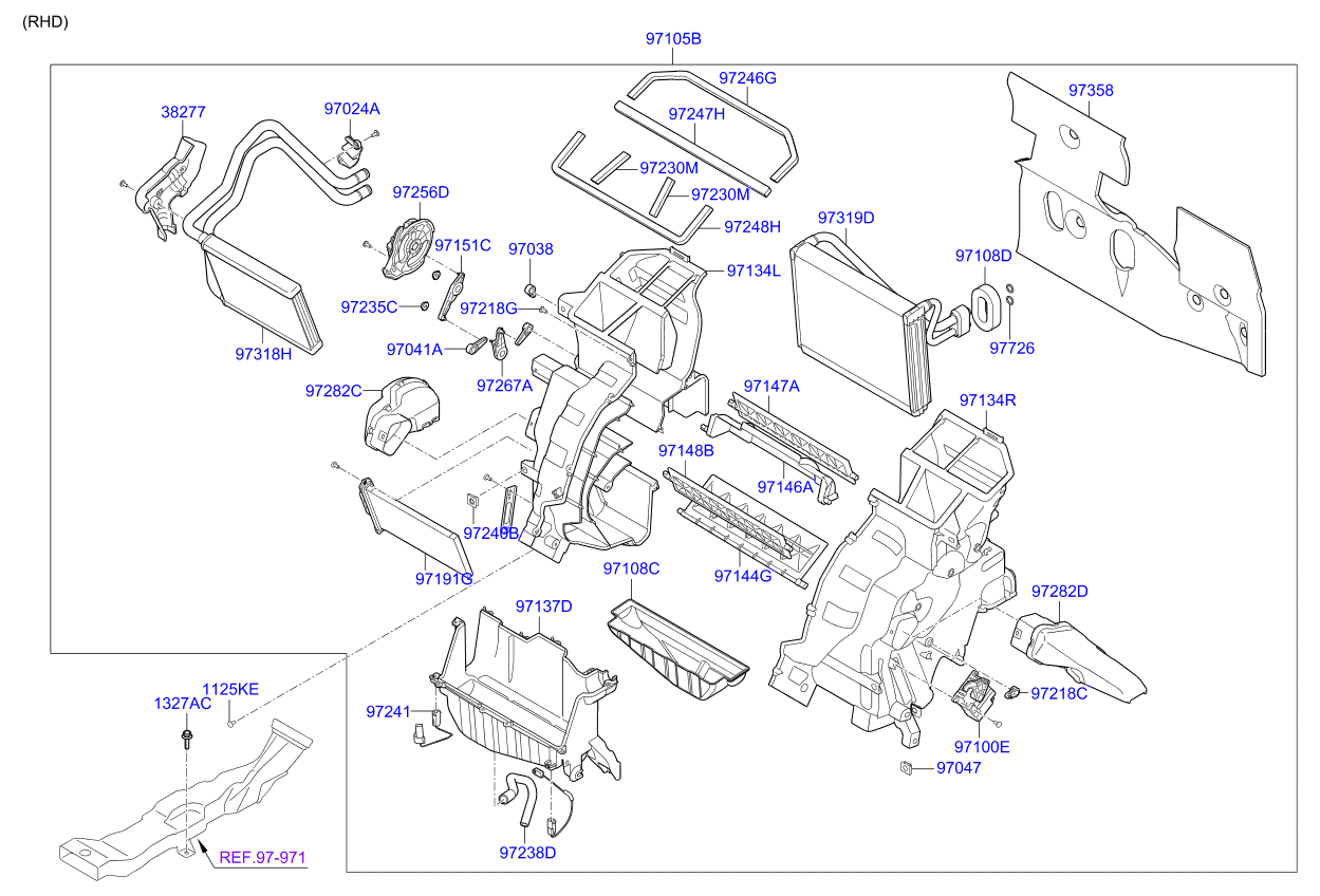 A/C SYSTEM - COOLER LINE, FRONT