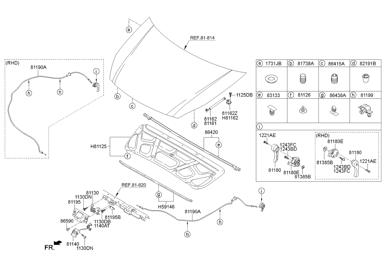 HARDWARE - REAR SEAT