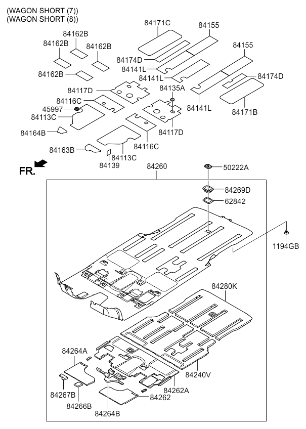 HARDWARE - REAR SEAT