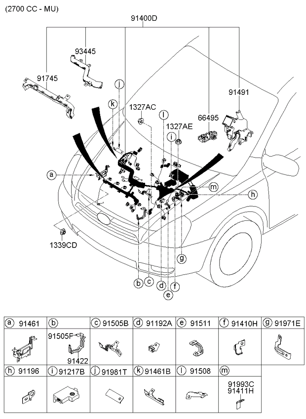 A/C SYSTEM - COOLER LINE, REAR