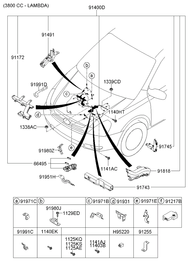 A/C SYSTEM - COOLER LINE, REAR