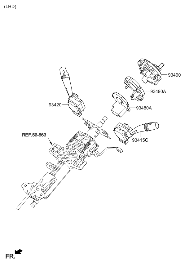 A/C SYSTEM - COOLER LINE, REAR