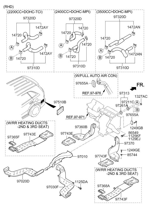 A/C SYSTEM - COOLER LINE, REAR