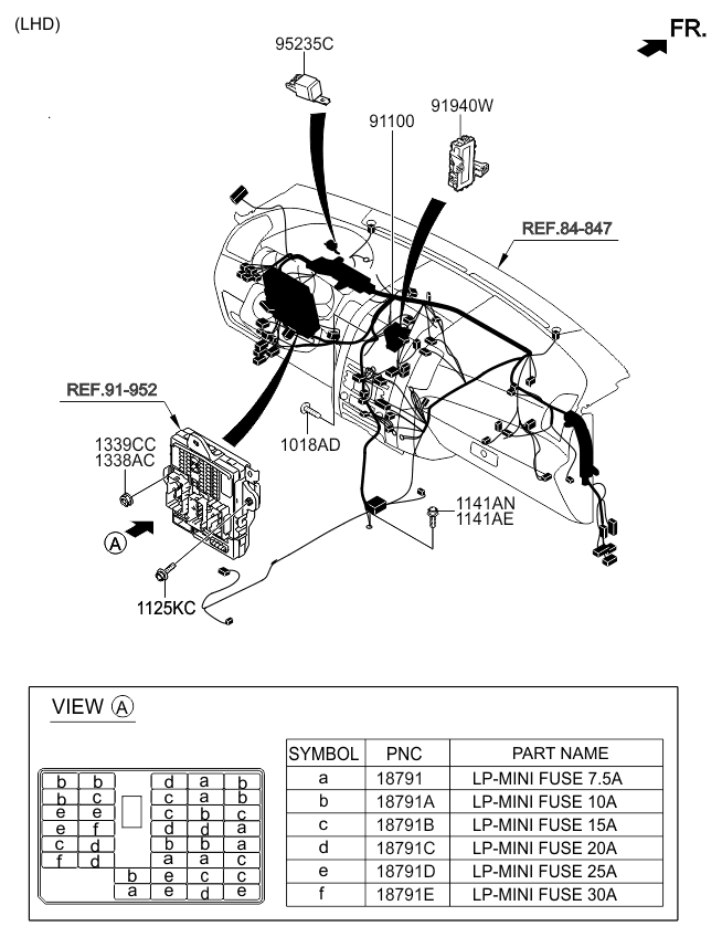 A/C SYSTEM - COOLER LINE, REAR