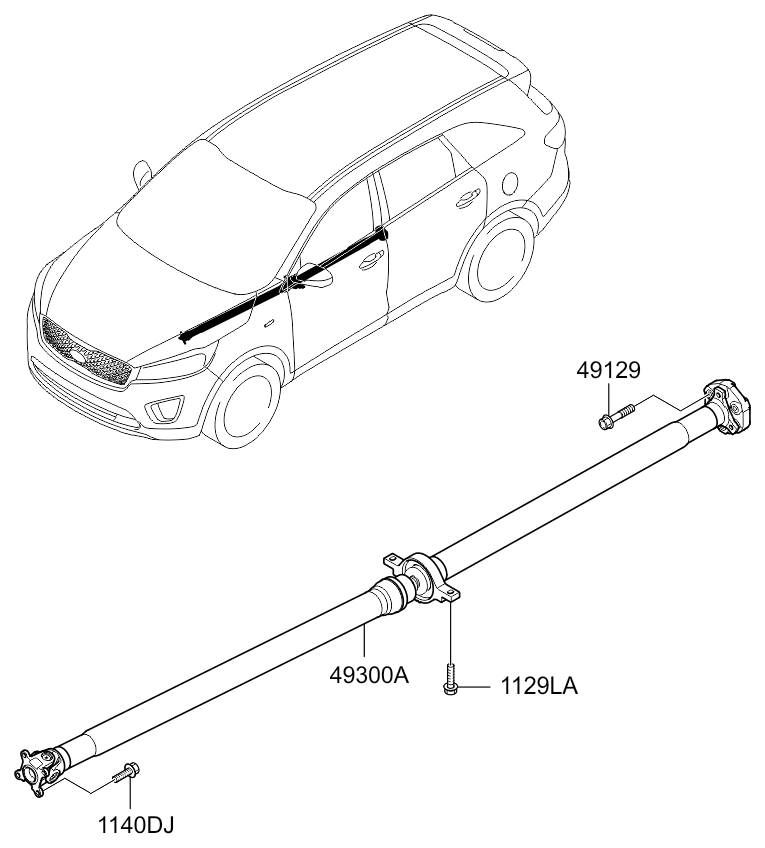 DRIVE SHAFT (REAR)