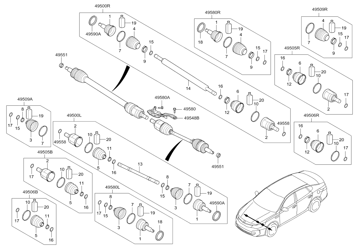 DRIVE SHAFT (FRONT)