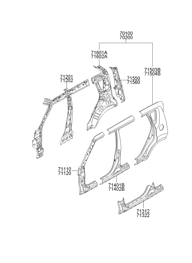 PANEL - REAR DOOR