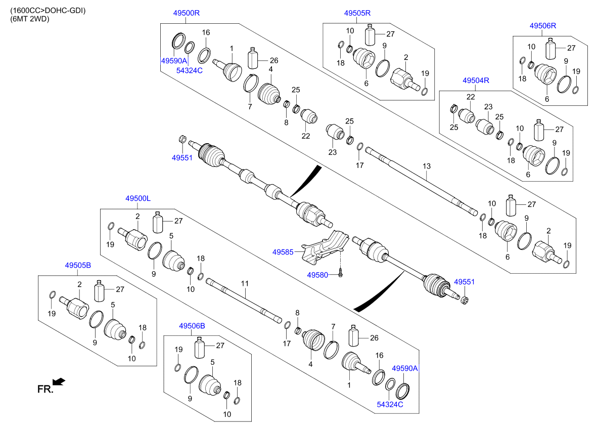 DRIVE SHAFT (FRONT)