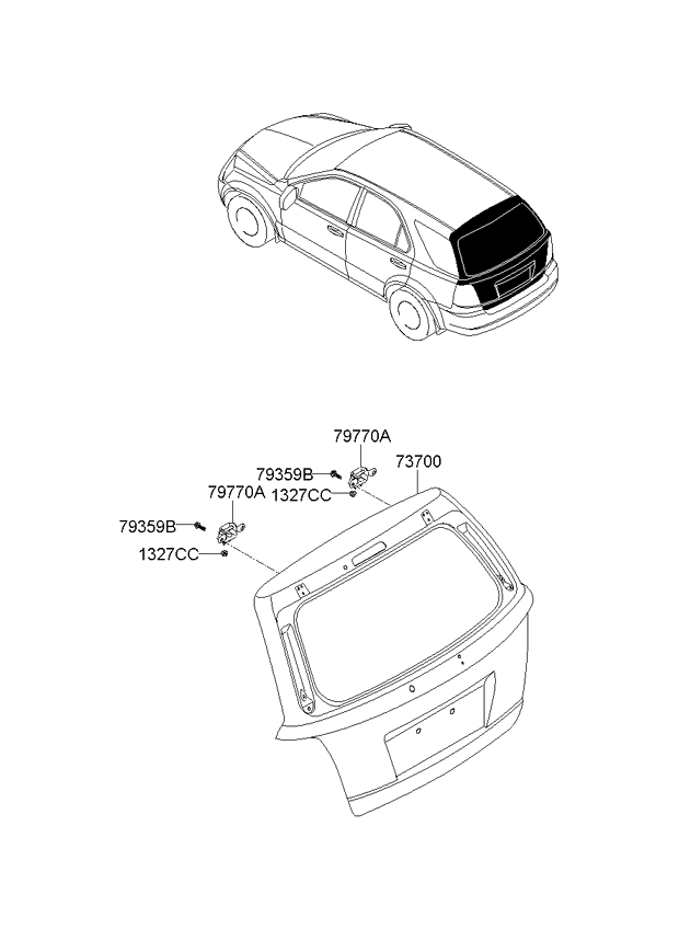 PANEL - REAR DOOR